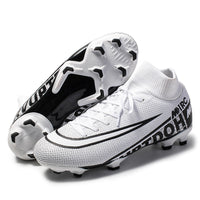High-top Football Shoes, Broken Nails, Hidden Anti-skid Spikes Football Shoes