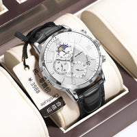 Simple Multifunctional Chronograph Waterproof Quartz Watch