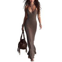New Style Of Shimmering Gold Slip Dress