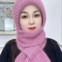 Hand-knitted Stylish And Versatile Outdoor Cold And Wind-proof Hat
