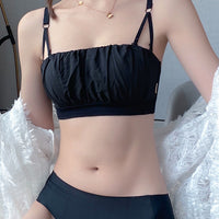 Summer Women's Thin Anti-skid Underwear Without Steel Ring Bra