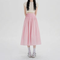 Mid Length Sweet Slim-fit Womens Skirt