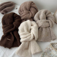Wool Blended Korean Style Fashionable Student High-grade Knitted