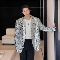 New Trendy Fashionable Small Niche Design Suit With Large Sequins