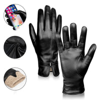 Korean Version Of Outdoor Sports Cycling Touch Screen Sheepskin Gloves