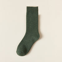 Autumn And Winter Thickening Men's Socks Terry Middle Tube Napping Winter Warm