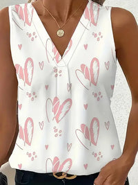 Women's Versatile Minimalist Printed Vest