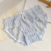 Women's Panties Large Size Cotton Crotch Ladies Triangle Hollow