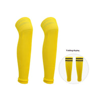 Over-the-knee Soccer Socks With Leg Guards For Fall And Winter