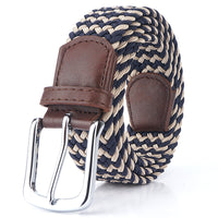 Canvas Elastic Stretch Belt Pin Buckle Canvas Belt