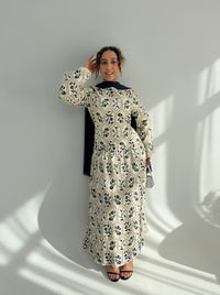 Middle Eastern 3D Embroidered Dress