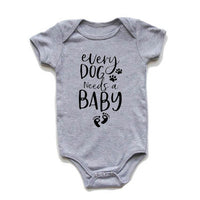 Printed Triangle Baby Romper Bodysuit