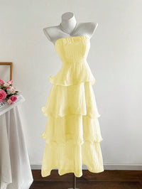 Summer Hip-Covering Slimming Layered Skirt