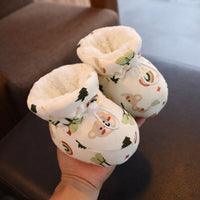 Baby Cotton Shoes Fleece-lined Thick Soft Soled Warm
