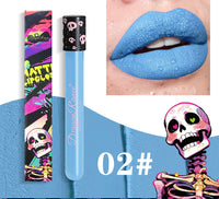 Halloween Creative Makeup Retro Matte Gold Silver Lip Gloss