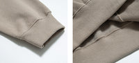Men's Fleece-lined Thickened Design Letter Hooded Sweater