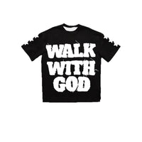 Personality Street Hip Hop Style Letter Pattern T-shirt Retro