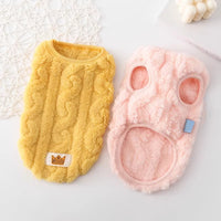Pet Clothes Thermal Knitting Thickened Vest