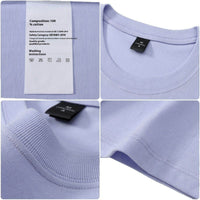 Cotton Round Neck Short Sleeve T-shirt