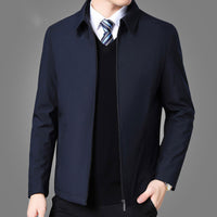 Men's Middle And Old Age Jacket Loose Coat