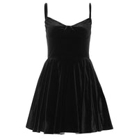 Retro-chic Sexy Backless Slip Dress