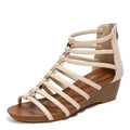 Women's Wedge Sandals With Casual Seaside Vacation Roman Sandals