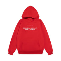 Fashion American Letters Embroidered Hoodie Men