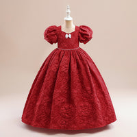 Girls' Fashion Simple Costume For Piano Performance Pettiskirt