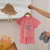 Boys And Girls Printed Letter Sportswear Children's Travel Clothes