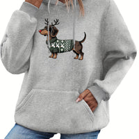 European Size Drop-shoulder Sleeve Casual Sports Hoodie Sweater