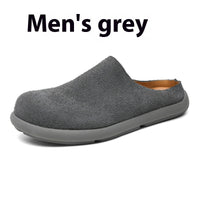 Outdoor Half Slippers Leather Shoes