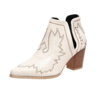 Plus Size Vintage Embroidered Martin Boots