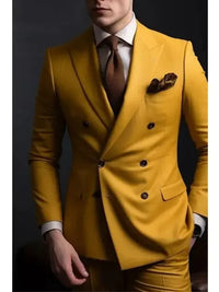 Business British-style Sophisticated Formal Mens Two-piece Suits