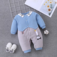Climbing Suit One-piece Cotton Romper Baby Warm Go Out