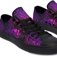 Fashion Printed Couple High Top Canvas Shoes