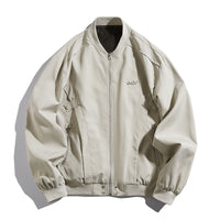 Side Loose-leaf Design Pilot Jacket Jacket