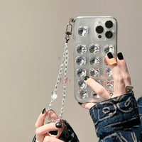 Epoxy Crystal Cat Shaped Phone Case