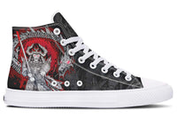 Printed Couple High Top Canvas Shoes