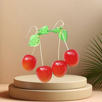 Sweet Fruit Cherry Ear Cuffs