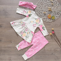 Cute Girl Flower Suit Three-Piece Headband