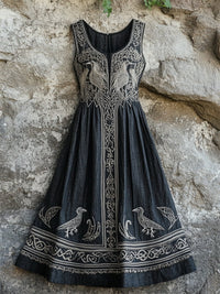 3D Digital Print Women's Dress