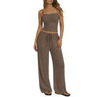 SpringSummer New Womens Vest And Camisole Set