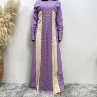 Lace Patchwork Long Sleeved Dress For Women