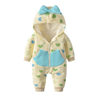 Cute Baby Knitted Cotton One-piece Crawling Suit