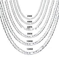 Stylish 925 Silver Personalized Three-in-One Side-View Necklace