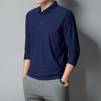Plus-size Business-casual Stretch Slim-fit Shirt
