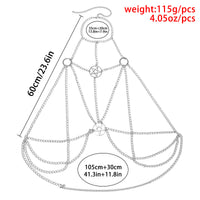 Alloy Star Hand Hanging Buckle Body Chain
