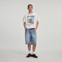 Summer New Print Short Sleeve Trendy Japanese