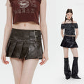 Women's American-style Summer High Waist Pleated Skirt Slimming