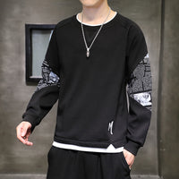 Men's Korean-style Trendy Handsome Loose Top Wear Middle School Casual Sweatshirt